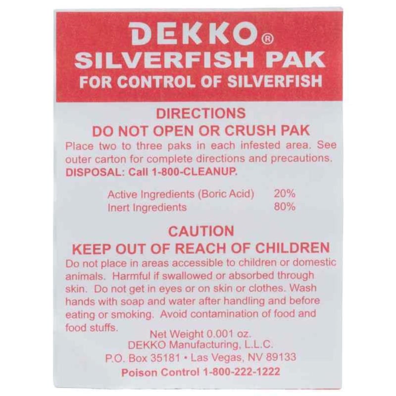 USA Supply Silverfish Elimination Kit: Effective Pest Control with 24 Silverfish Paks in 1 Box | Eco-Friendly Formula | Premium Gloves for Safe Eradication | Pest ID Card - Image 3
